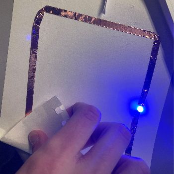 Image shpwing that V2 of my circuit is working properly.